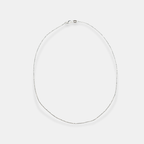 Cadena bolitas diamantada