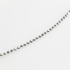 Cadena bolitas diamantada
