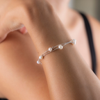 Pulsera perlas separadas