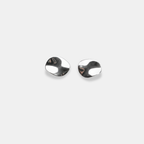 Aretes círculo ondulado